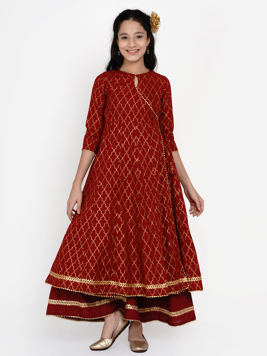 Traditional kurta for on sale girls