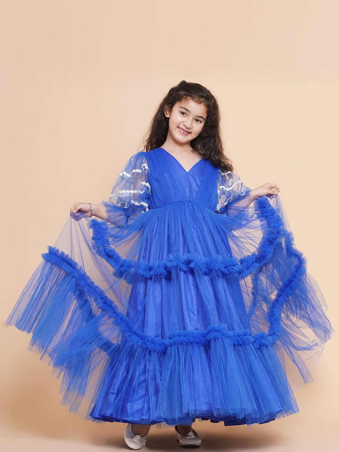 SPAMitude - Girls Kids Net Party Dress | Sequins Net Below Knee Fancy  Wedding Dress| Sleeveless Cotton Net Dress for Birthday Girl (1-2 Years,  Black) : Amazon.in: Clothing & Accessories