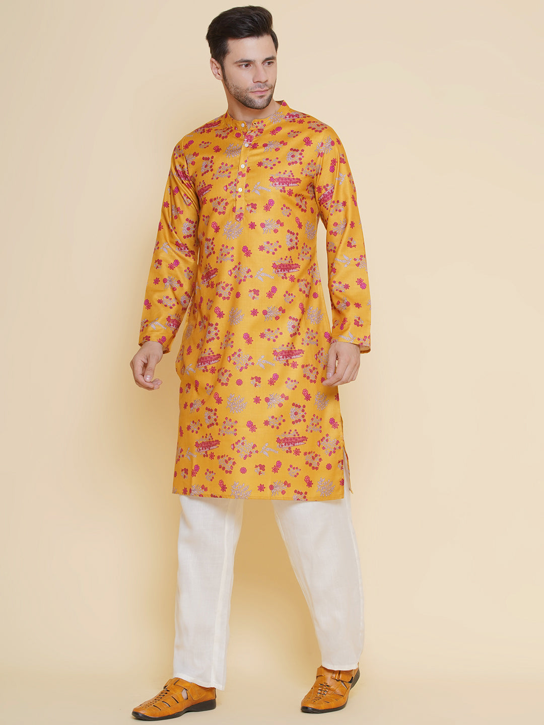 Mens best sale floral pyjamas