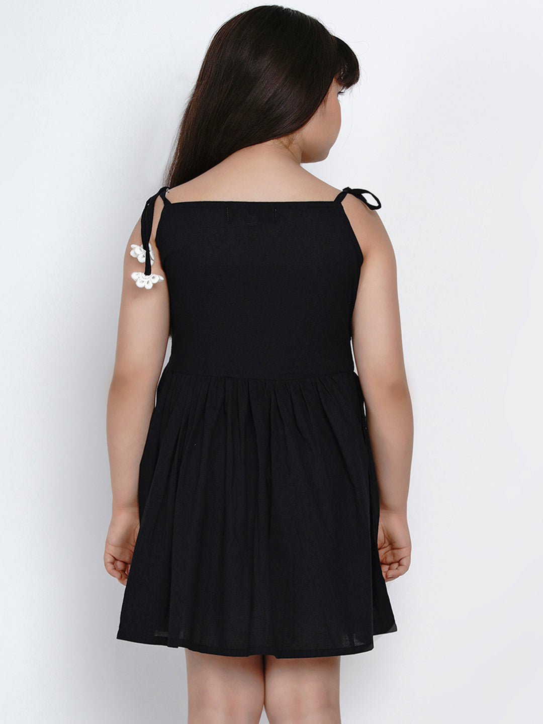 Buy Aarika Kids Black & White Striped Dress for Girls Clothing Online @  Tata CLiQ