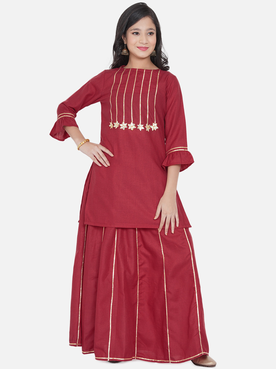 Bitiya By Bhama Pink Kurta Set