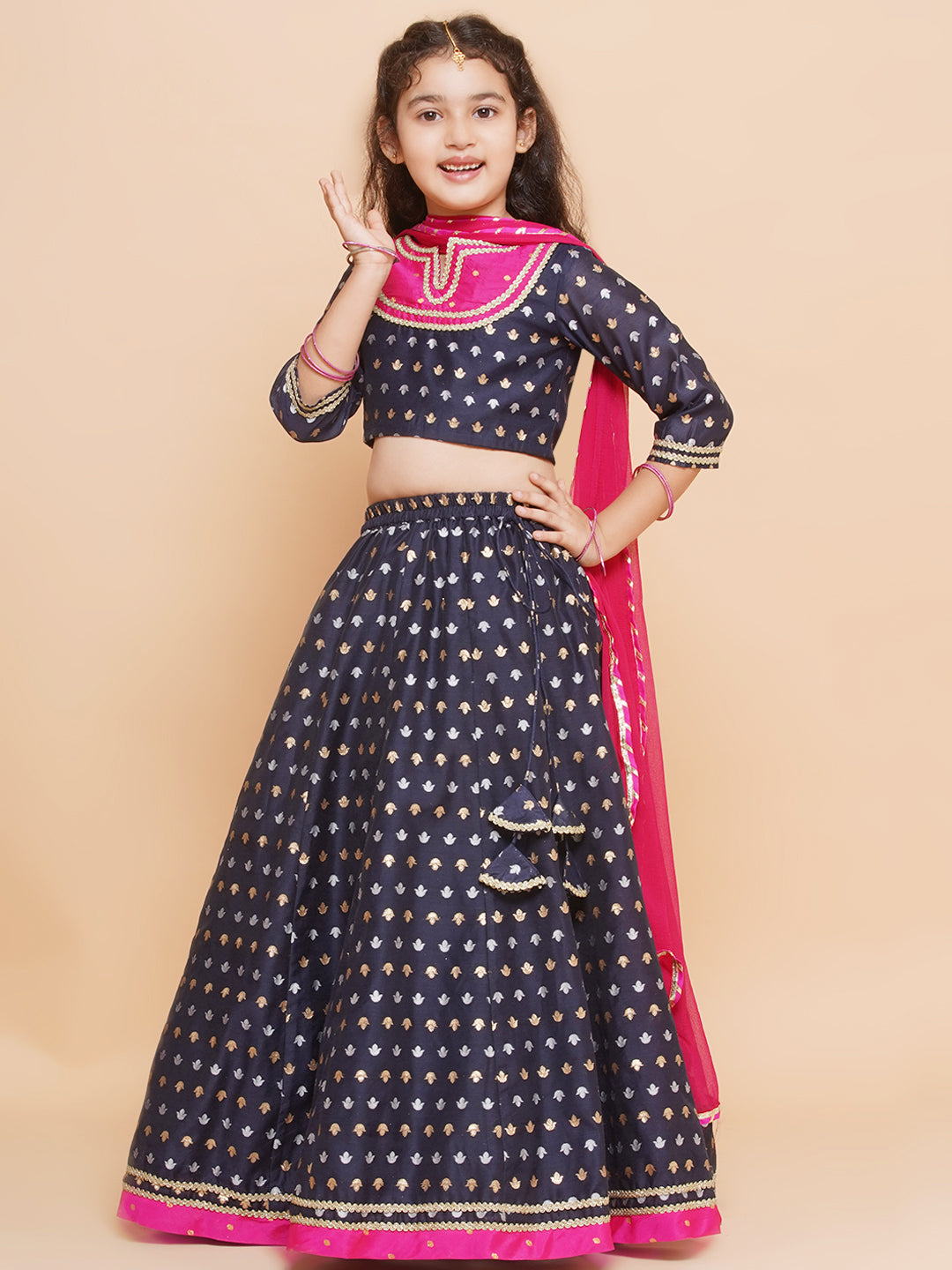 PANTHIFANCYLACE Girls Lehenga Choli Ethnic Wear, Western Wear, Party Wear  Self Design Lehenga, Choli and Dupatta Set Price in India - Buy  PANTHIFANCYLACE Girls Lehenga Choli Ethnic Wear, Western Wear, Party Wear